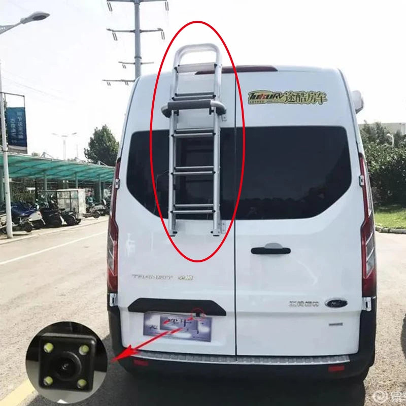Aluminum Alloy Rear Ladder for RV & Camper