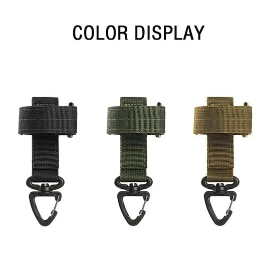 1/2/5/8PCs New Multi-purpose Tactical Gloves Buckle Glove Hook Military Fan Outdoor Climbing Rope Storage Adjust Camping Hanging
