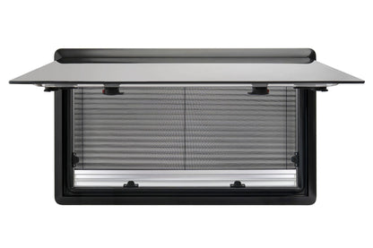 Hinged Window with Blinds – Double Walled – Flush – 3 Frames