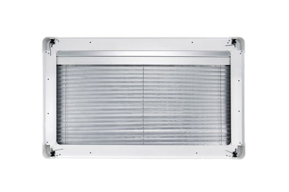 Hinged Window with Blinds – Double Walled – Flush – 3 Frames