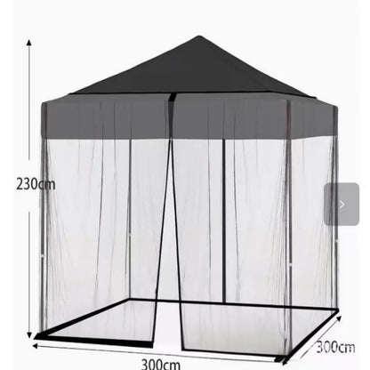 Camping tent, outdoor mosquito net, mosquito repellent, grassland picnic, portable car tent