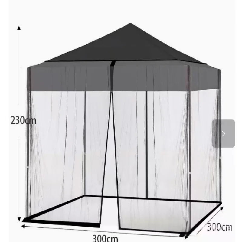 Camping tent, outdoor mosquito net, mosquito repellent, grassland picnic, portable car tent