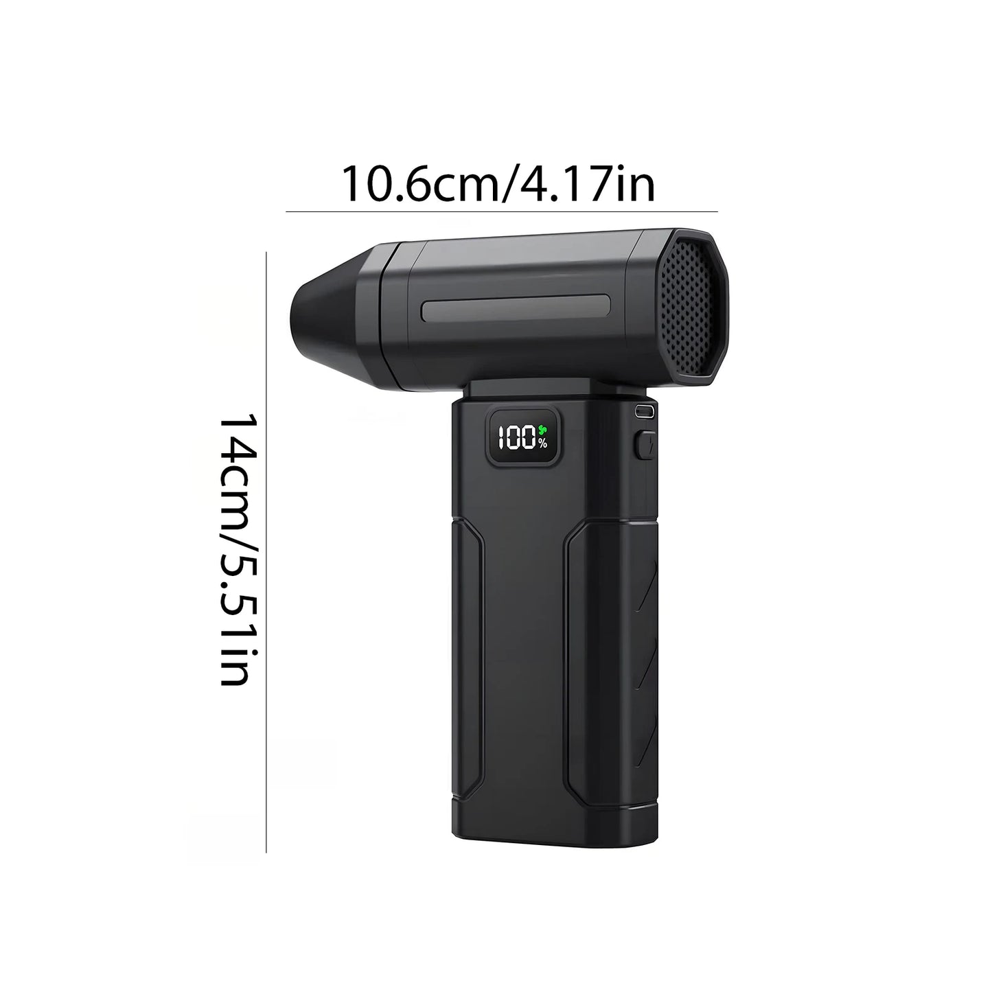 Powerful Air Blower 5-Speed Handheld Portable Dust Blower Electric Dryer 6000mAh Rechargeable for Air Bed Snow Removal Outdoor