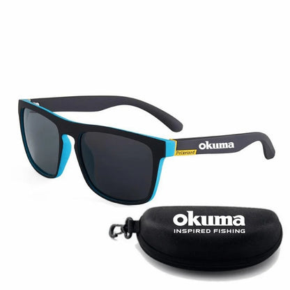 New 6 color okuma fishing glasses men women polarized cycling glasses for outdoor driving and hiking anti glare UV400 sunglasses