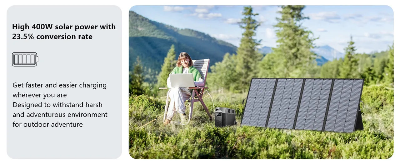 400W Portable Solar Panel Charger