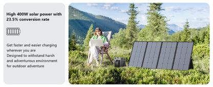 400W Portable Solar Panel Charger