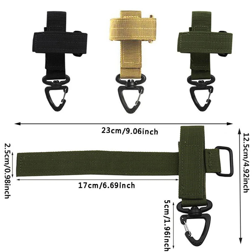 1/2/5/8PCs New Multi-purpose Tactical Gloves Buckle Glove Hook Military Fan Outdoor Climbing Rope Storage Adjust Camping Hanging
