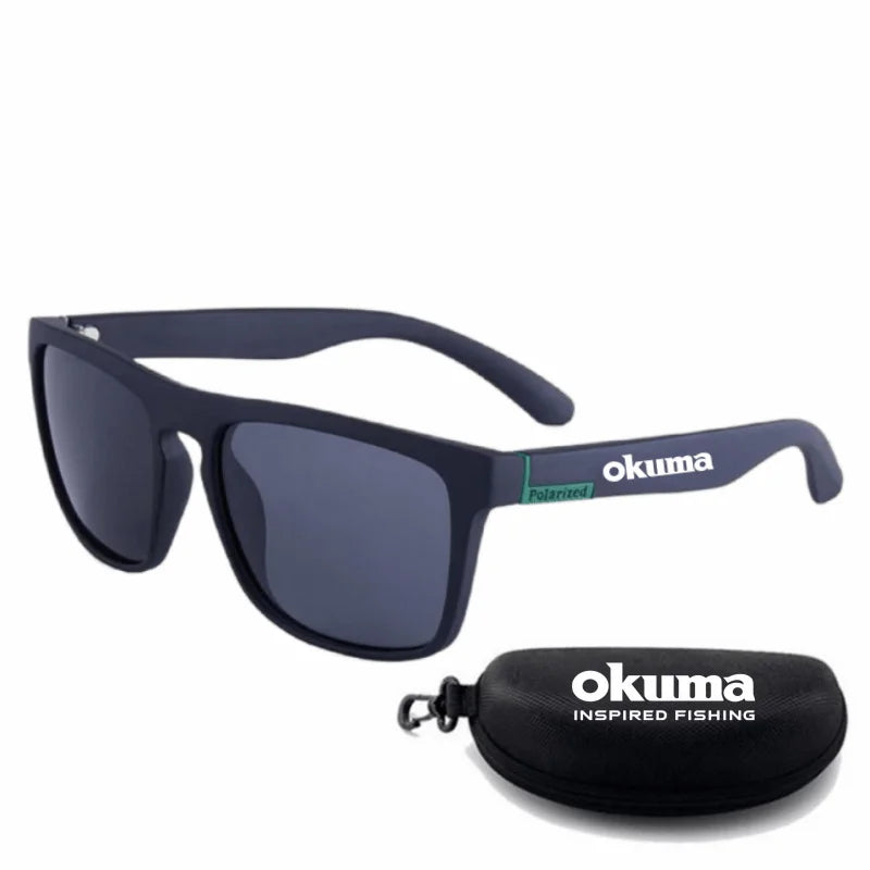 New 6 color okuma fishing glasses men women polarized cycling glasses for outdoor driving and hiking anti glare UV400 sunglasses