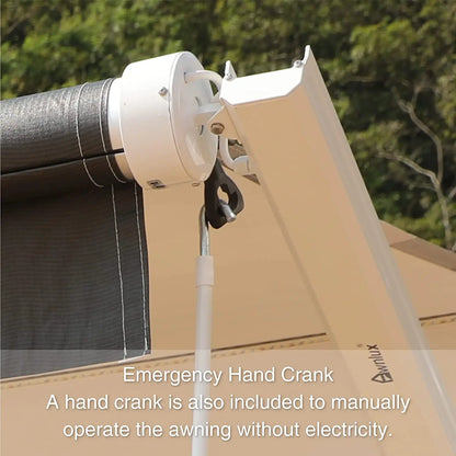 Electric Motorized RV Sunshade Awning for Caravans & Campers