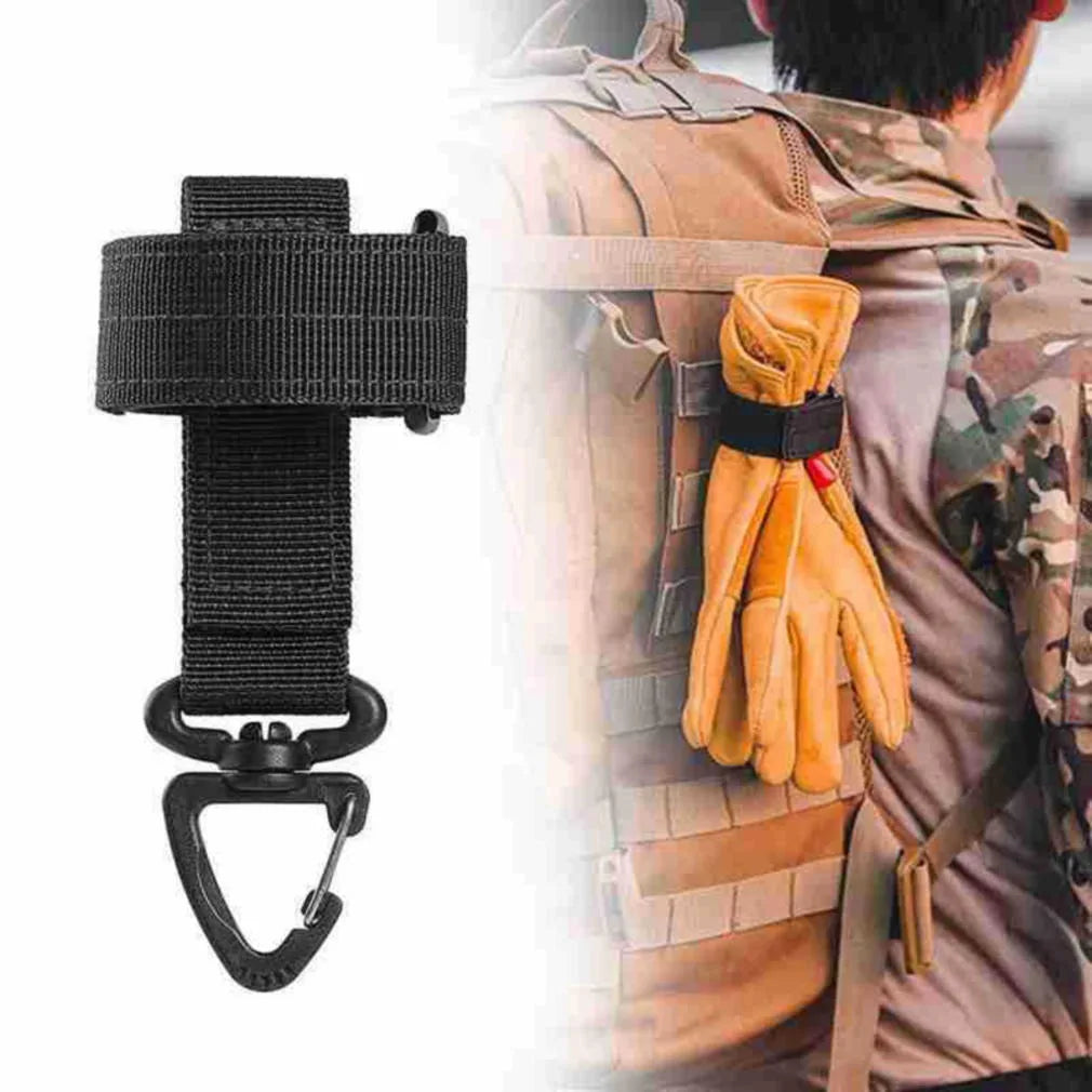 1/2/5/8PCs New Multi-purpose Tactical Gloves Buckle Glove Hook Military Fan Outdoor Climbing Rope Storage Adjust Camping Hanging