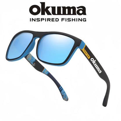 New 6 color okuma fishing glasses men women polarized cycling glasses for outdoor driving and hiking anti glare UV400 sunglasses