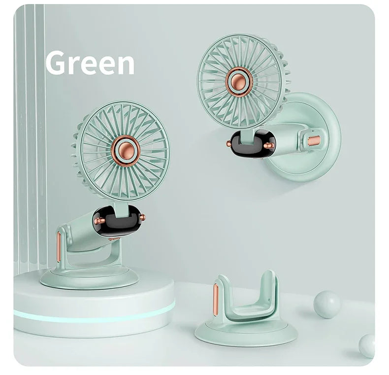 Handheld Mini Fan 1200mAh Foldable Portable Desk Outdoor Neck Hanging 5 Speed USB Rechargeable Fan Phone Stand Display Screen
