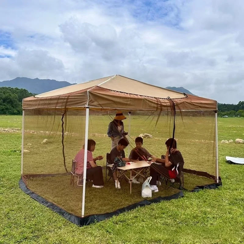 Camping tent, outdoor mosquito net, mosquito repellent, grassland picnic, portable car tent