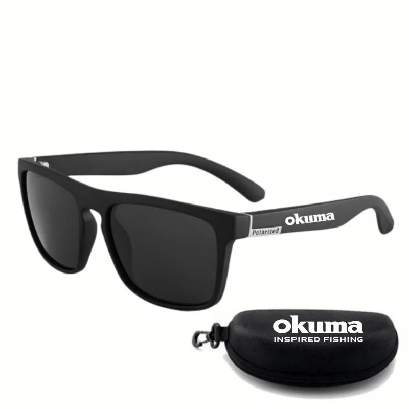 New 6 color okuma fishing glasses men women polarized cycling glasses for outdoor driving and hiking anti glare UV400 sunglasses