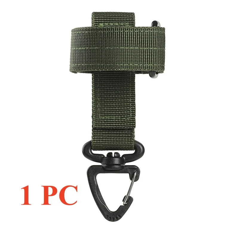 1/2/5/8PCs New Multi-purpose Tactical Gloves Buckle Glove Hook Military Fan Outdoor Climbing Rope Storage Adjust Camping Hanging