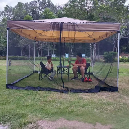 Camping tent, outdoor mosquito net, mosquito repellent, grassland picnic, portable car tent