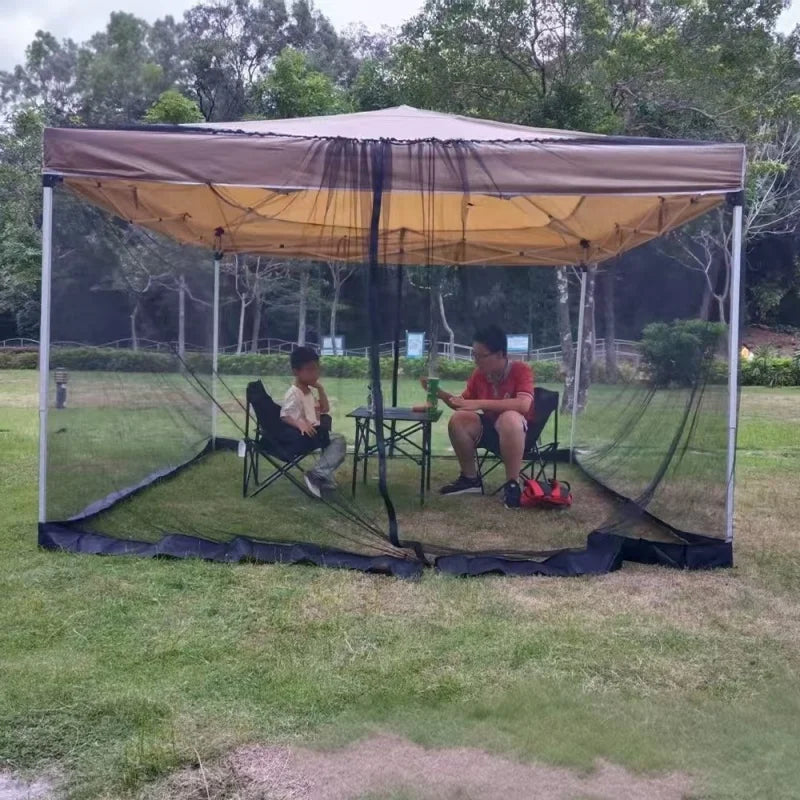 Camping tent, outdoor mosquito net, mosquito repellent, grassland picnic, portable car tent