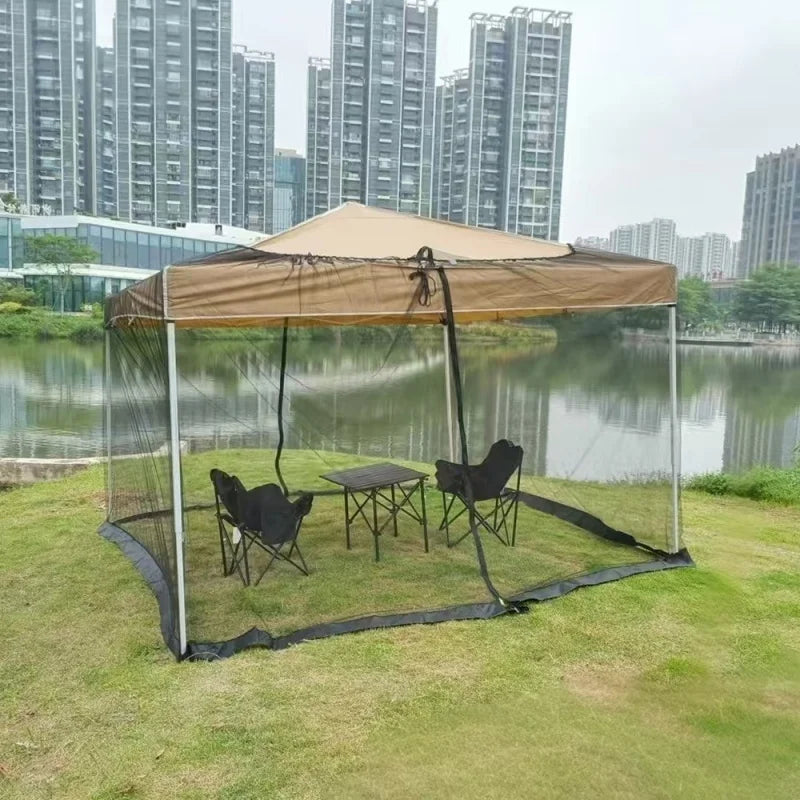 Camping tent, outdoor mosquito net, mosquito repellent, grassland picnic, portable car tent