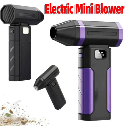 Powerful Air Blower 5-Speed Handheld Portable Dust Blower Electric Dryer 6000mAh Rechargeable for Air Bed Snow Removal Outdoor