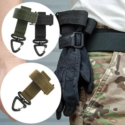 1/2/5/8PCs New Multi-purpose Tactical Gloves Buckle Glove Hook Military Fan Outdoor Climbing Rope Storage Adjust Camping Hanging