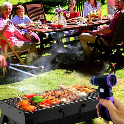 Powerful Air Blower 5-Speed Handheld Portable Dust Blower Electric Dryer 6000mAh Rechargeable for Air Bed Snow Removal Outdoor