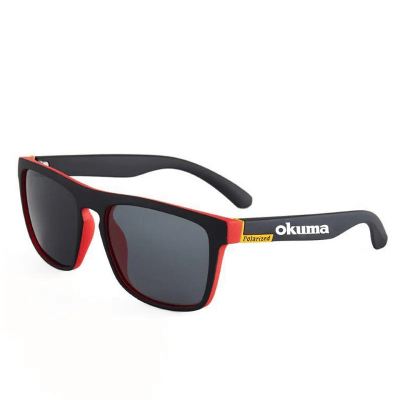 New 6 color okuma fishing glasses men women polarized cycling glasses for outdoor driving and hiking anti glare UV400 sunglasses