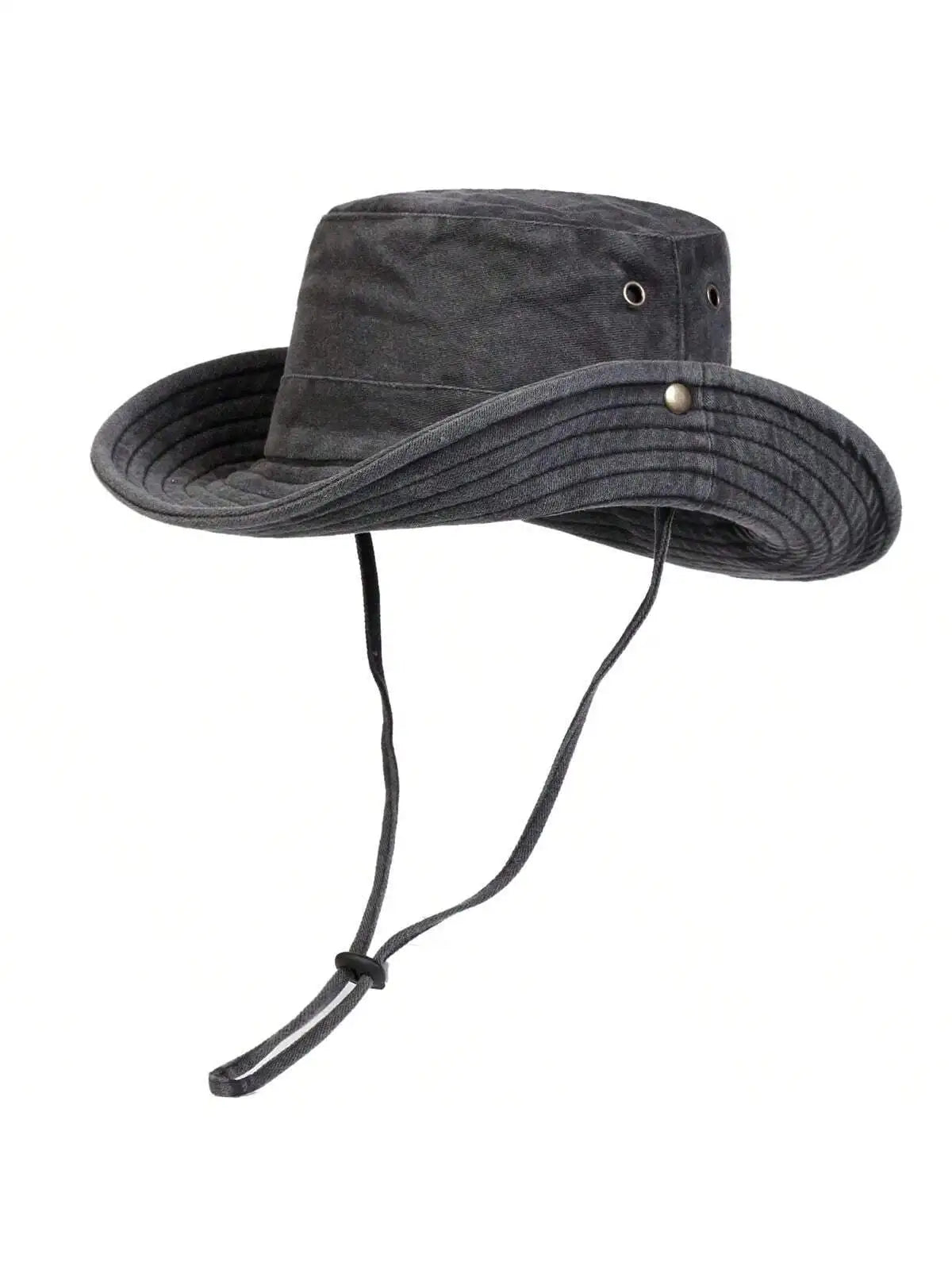 Men Big Eaved Washed Bucket Hats Fishermen Caps Outdoor Casual Cap Men Sunscreen Hat