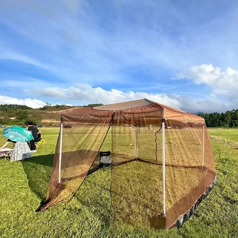 Camping tent, outdoor mosquito net, mosquito repellent, grassland picnic, portable car tent