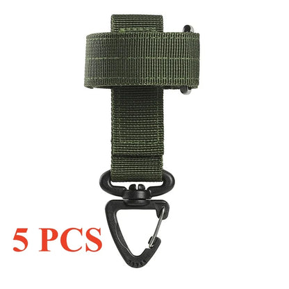 1/2/5/8PCs New Multi-purpose Tactical Gloves Buckle Glove Hook Military Fan Outdoor Climbing Rope Storage Adjust Camping Hanging