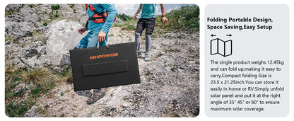 400W Portable Solar Panel Charger