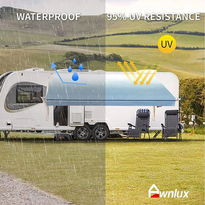 Electric Motorized RV Sunshade Awning for Caravans & Campers