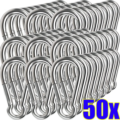 Mini Carabiner Alloy Survival Gear Camp Mountaineering Hook Outdoor Carabiner Keychain Tourist Hooks Fishing Buckle Wholesale