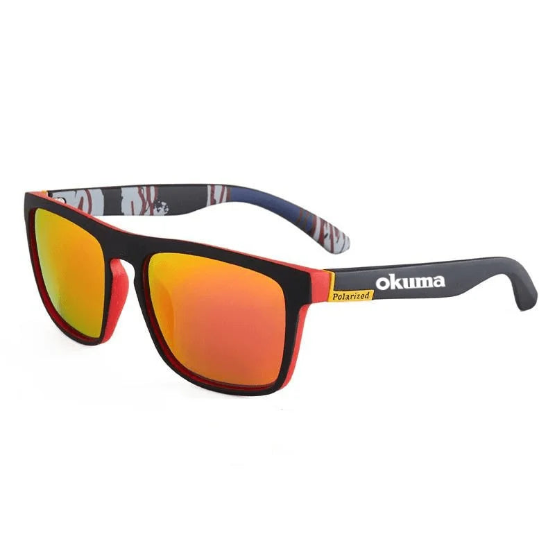 New 6 color okuma fishing glasses men women polarized cycling glasses for outdoor driving and hiking anti glare UV400 sunglasses