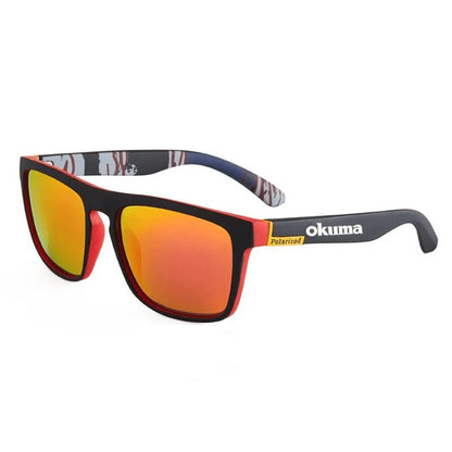 New 6 color okuma fishing glasses men women polarized cycling glasses for outdoor driving and hiking anti glare UV400 sunglasses