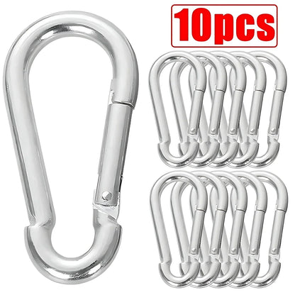 Mini Carabiner Alloy Survival Gear Camp Mountaineering Hook Outdoor Carabiner Keychain Tourist Hooks Fishing Buckle Wholesale