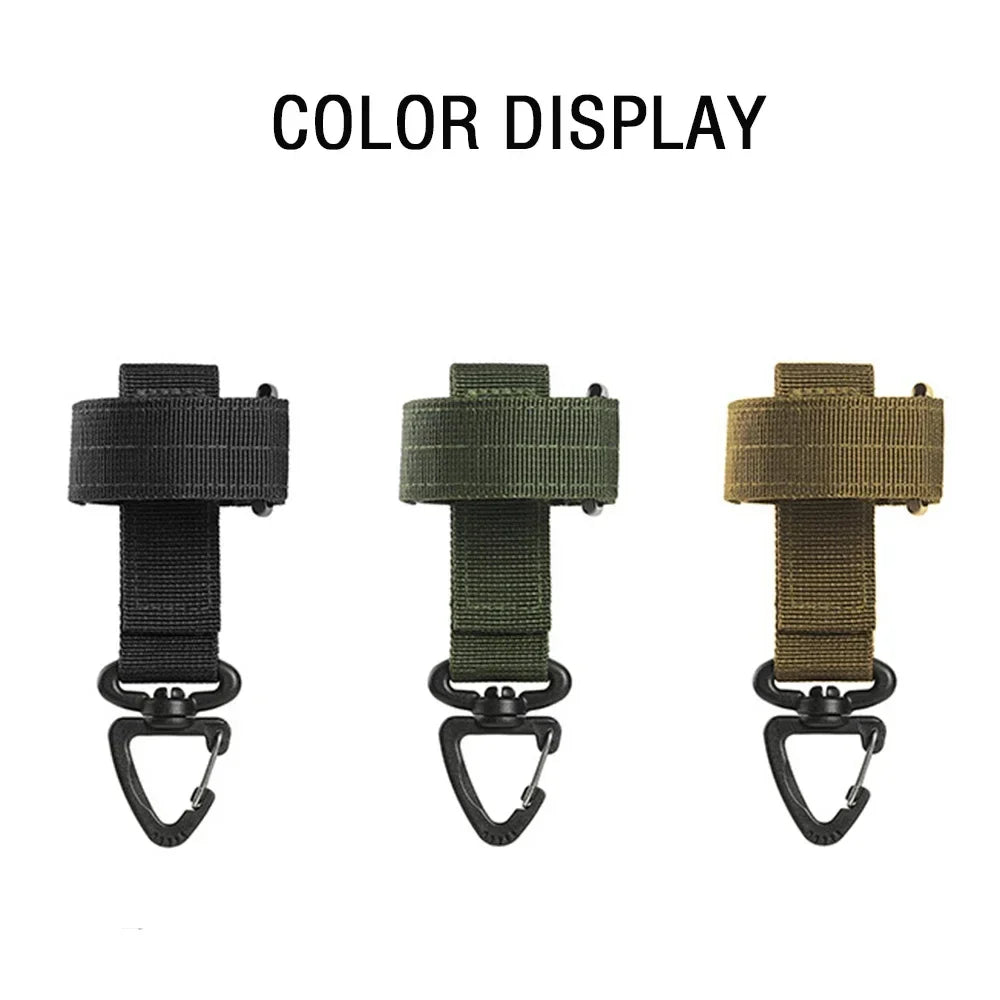 1/2/5/8PCs New Multi-purpose Tactical Gloves Buckle Glove Hook Military Fan Outdoor Climbing Rope Storage Adjust Camping Hanging